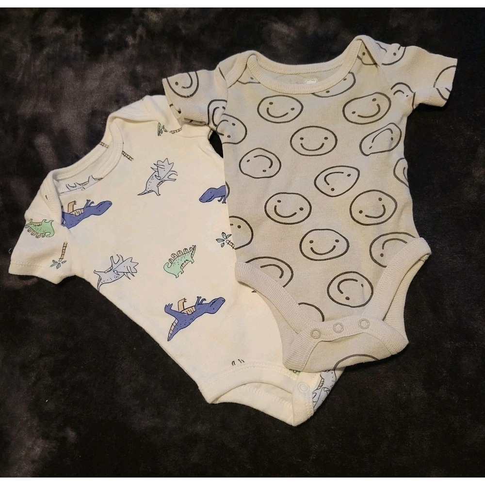 Lot Of 11 Newborn Baby Clothing Outfits One-Piece Outfits Summer Carter-Gerber - Picture 5 of 6